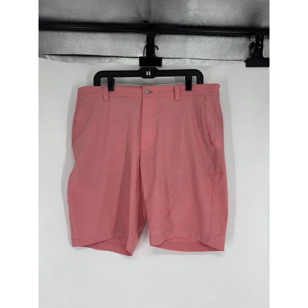 Peter Millar Chino Shorts Golf Mens 36 Polyester Performance 10